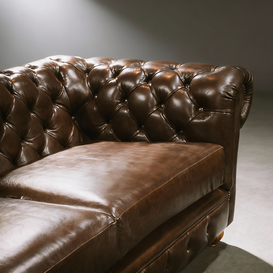 Sofá Chesterfied Cuero 3