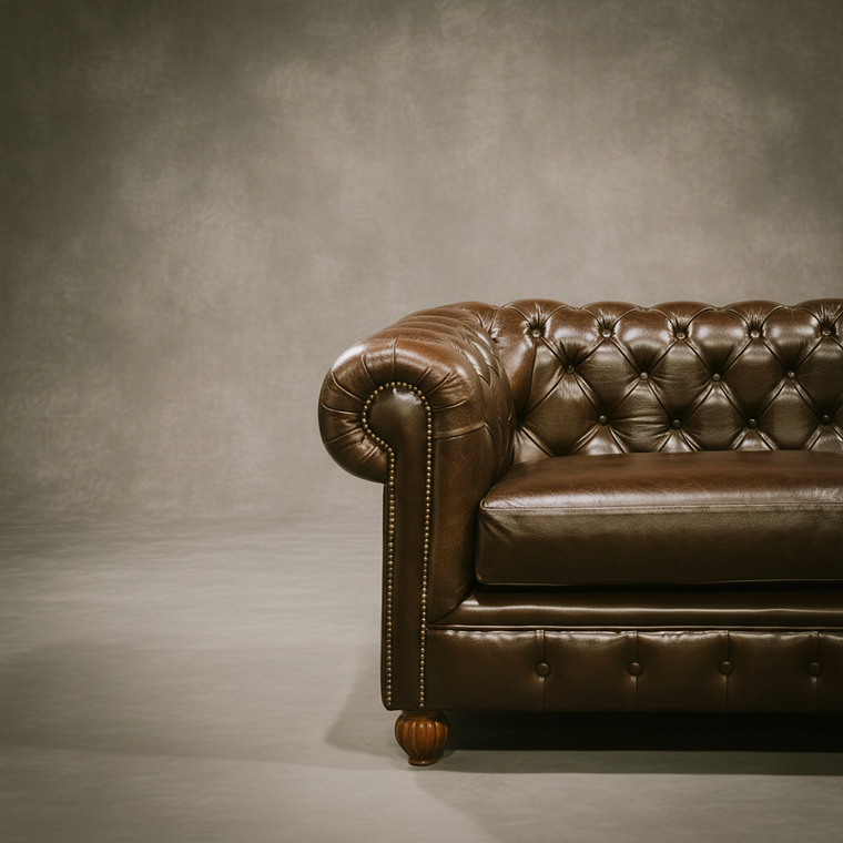 Sofá Chesterfied Cuero 6