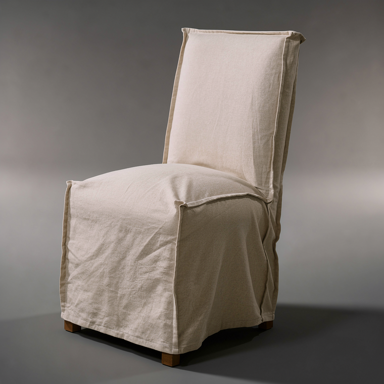 Silla de Comedor enfundadas en Lino 4