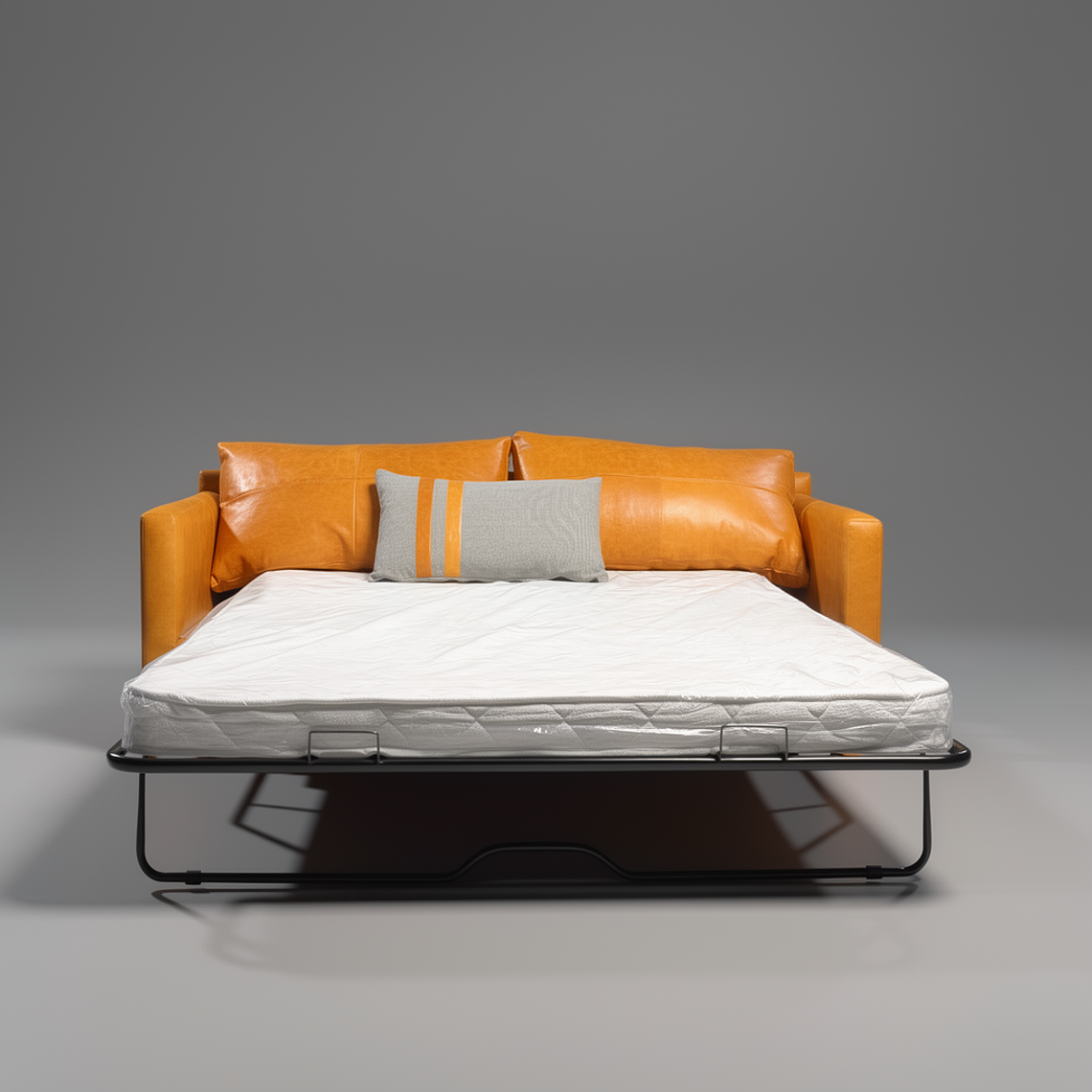 Sofa Cama en Cuero 3
