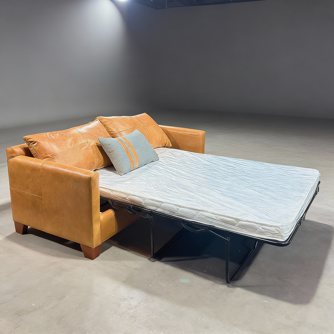 Sofa Cama en Cuero 4