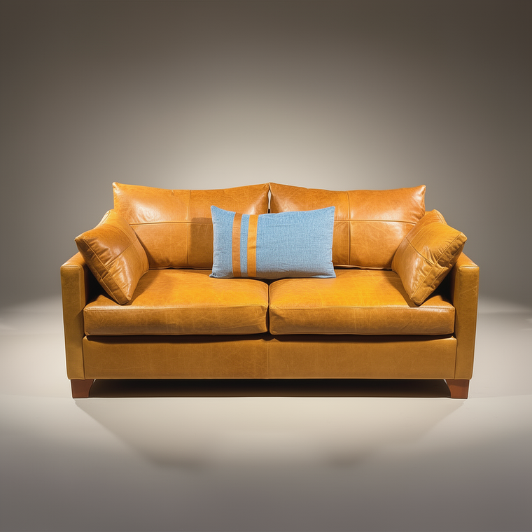 Sofa Cama en Cuero 2