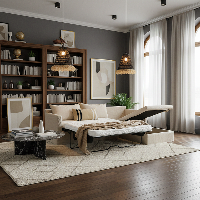 Seccional Cama con Baúl 1