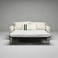 Sofa Cama Venecia  Lino Crudo  - Miniatura 3