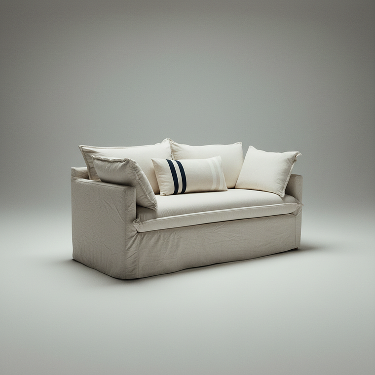 Sofa Cama Venecia  Lino Crudo  5
