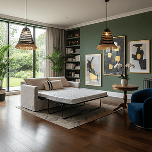 Sofa Cama Venecia  Lino Crudo 