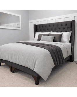 Cama Europea 2 plazas Modelo Roma 