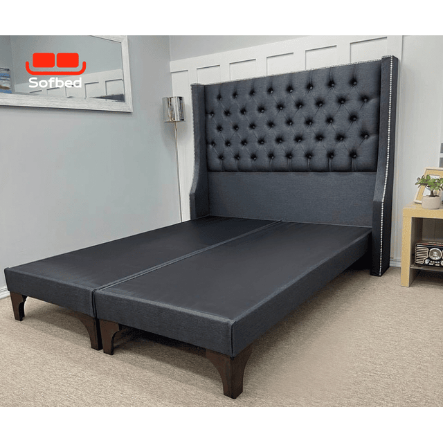 Cama Europea 2 plazas Modelo Roma 