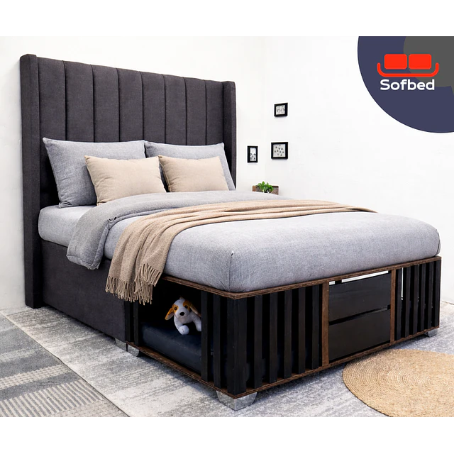 Cama 2 plazas Modelo Happy Pet (Para ti y tu mascota)