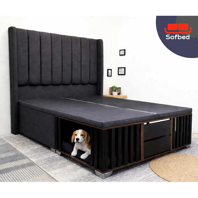 Cama 2 plazas Modelo Happy Pet (Para ti y tu mascota)