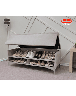 Baúl Zapatero Modelo Capitone Santiago 