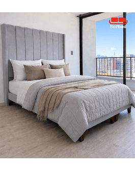 Cama europea Modelo Lineal Alto