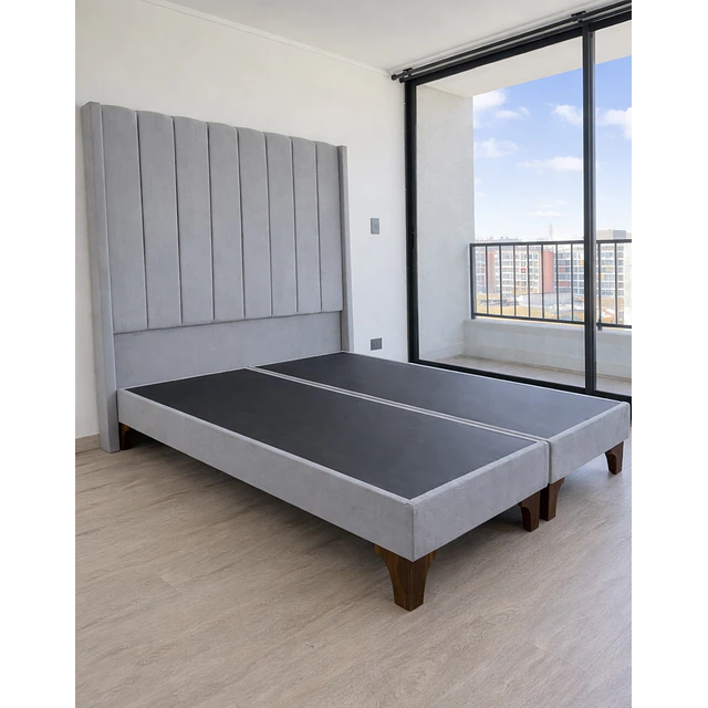 Cama Europea Modelo Lineal Alto