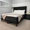 Cama  Europea 2 plazas Modelo Francia  Respaldo con brazos