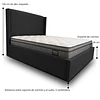 Cama 2 plazas Paris PREMIUM