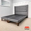 Cama  Europea 2 plazas Modelo Francia  Respaldo con brazos