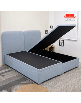 CAMA MODELO SANTORINI BAÚL