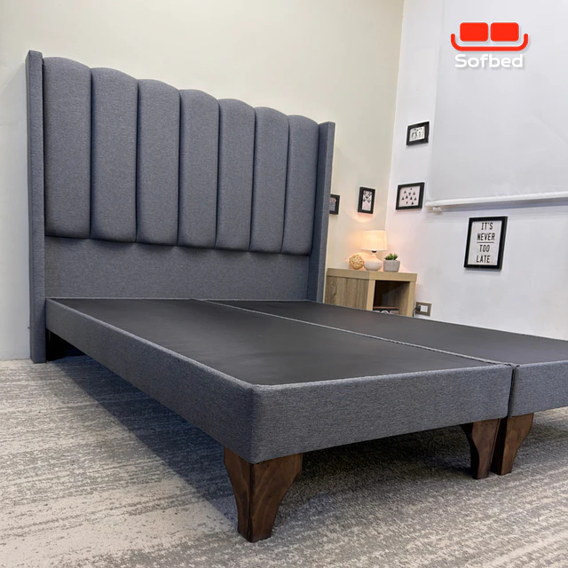 CAMA EUROPEA MODELO LINEAL CON BRAZOS LINO