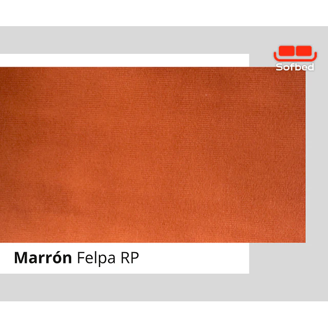 Cama Europea Modelo lineal con brazos Felpa
