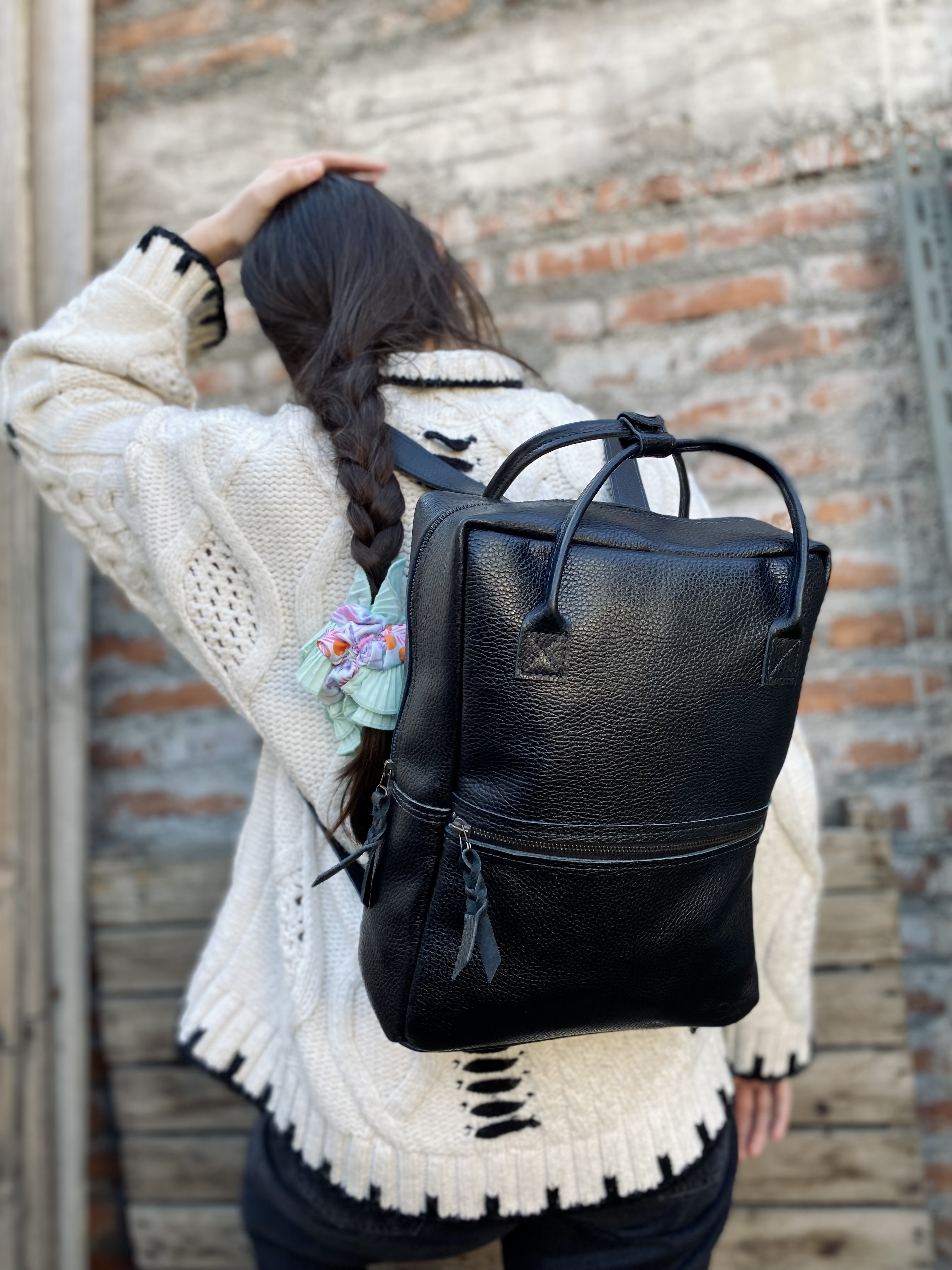 Bolsos Mochila Negra Mujer Parfois Bolso Mochila Mujer Piel