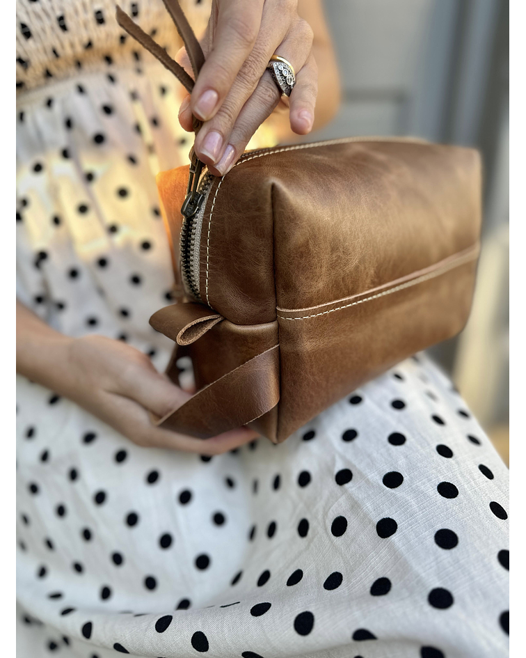 Neceser Amber café oscuro