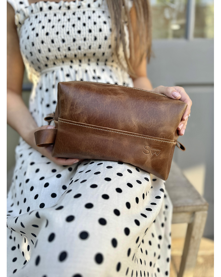 Neceser Amber café oscuro