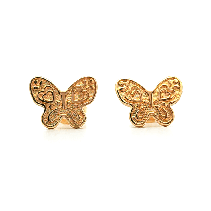 Aro de oro 18k modelo de mariposas