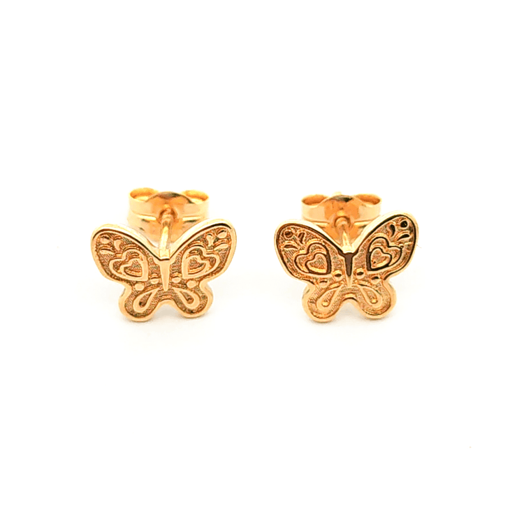 Aro de oro 18k modelo de mariposas