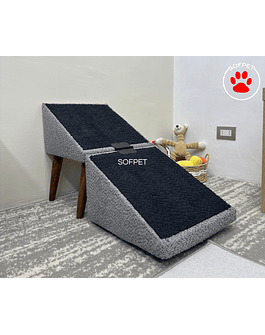 Rampa puff Premium para mascotas 