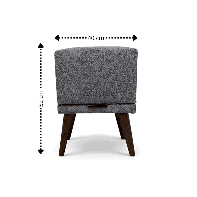 Rampa puff Premium para mascotas 