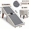 Rampa Puff Premium ( Con peldaños antideslizantes).