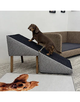 Puff banqueta estándar con  rampa para Mascotas 