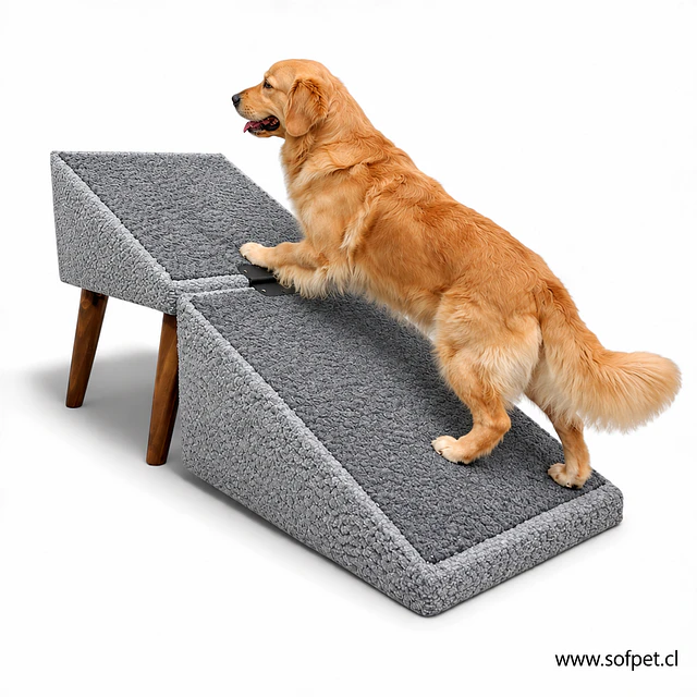 Rampa puff Premium para mascotas 