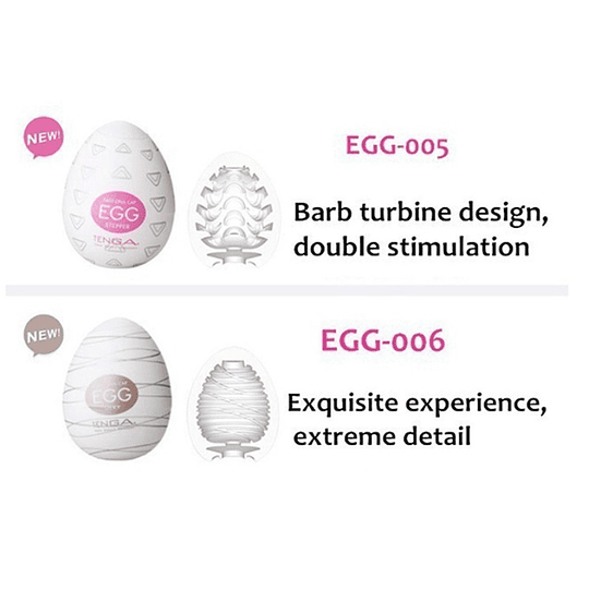Huevos Tenga Masturbador 6 texturas + Lubricante