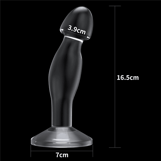 Plug anal Flawless Clear 16,5cms Próstata Transparente Lovetoy