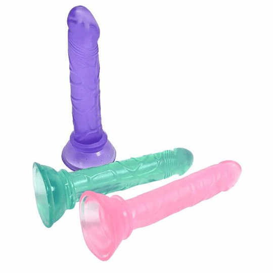 Mini Dildo Consolador Jelly 15cms