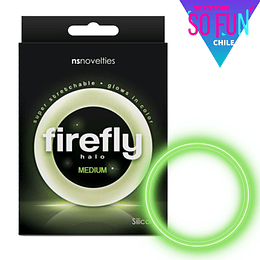 Anillo Firefly Halo Fluor Green - Cockring pene duro y retardante
