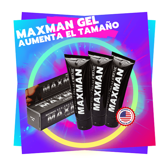 Crema Maxman MaxMan - Tu Pene Más Duro por Más tiempo