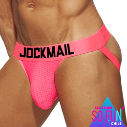 Jockstrap Masculino Jockmail Original Pink