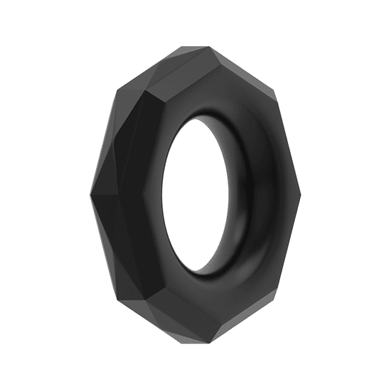 Anillo para el pene LOVETOY BLACK - cockring - retardante