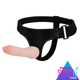 Arnés con Dildo texturado + realístico PVC StrapON 