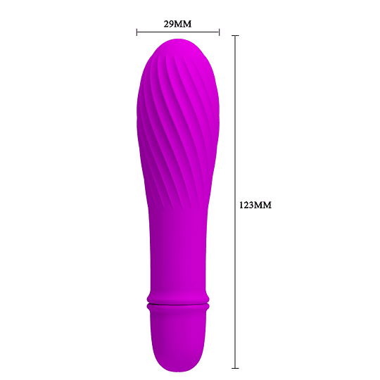 Vibrador Mini Pretty Love Pera - 10 patrones