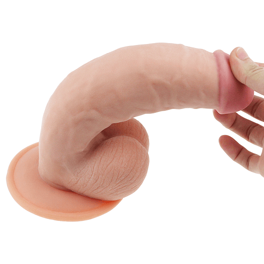 Dildo Mega Realista 22cm GRUESO UltraSoft Dude Lovetoy