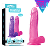 Dildo 20,3 cms de Jelly Studs Crystal Tamaño L