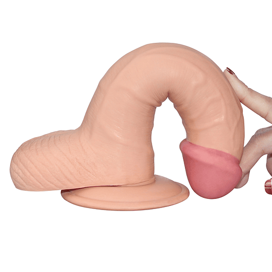 Dildo GRUESO Mega Realista 19cm UltraSoft Dude Lovetoy 7.5