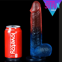 Dildo 23 cms x 4 grosor Dazzle Studs Jelly Realistico