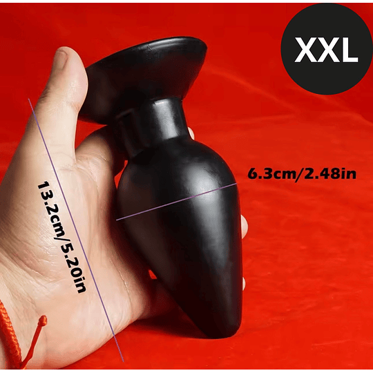 Plug Anal Dilatador GIANT XXXL GRUESO 6,3 cms diametro