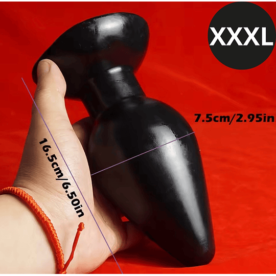 Plug Anal Dilatador GIANT XXXL GRUESO 7,5cms diametro