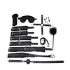 KIT BDSM sumisión 10 piezas Fetish Series- Negro con Rojo
