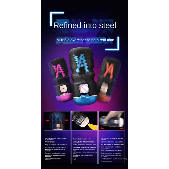 Masturbador Boca realista Vortex Texturizado